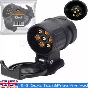 Xtremeauto 13 to 7 Pin Trailer Electric Towing Converter Tow Plug Adaptor Socket - Picture 1 of 8