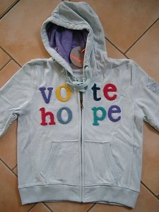 (C407) Spirit of Hope unisex Kapuzen Sweatjacke mit Logo Frottee Besatz gr.176 - Bild 1 von 6