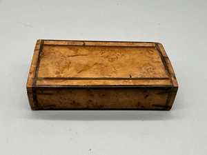 MUY RARA CAJA O TRAMPA BIEDERMEIER TRAMPA PARRILLA SIGLO 19 TES MADERA DE OLIVA - Imagen 1 de 9