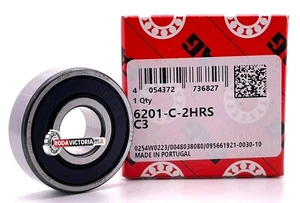 FAG 6201 C 2 STUNDEN TIEFES NUTKUGELLAGER, GUMMI GESÄHT 32x32x10mm 6201-2RS - Bild 1 von 5