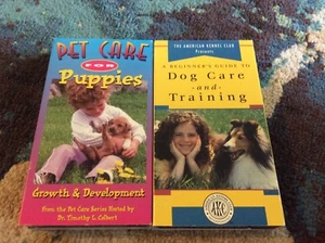Dog Training Pet Care 2 VHS Lot Beginner Very Good Condition American Kennel - Picture 1 of 2