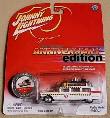 Johnny Lightning Limited Anniversary Edition Ecto-1A Ghostbusters '59 Cadillac - Image 1 of 4