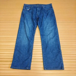 Jeans Levi's W34 L32 Azul Para Hombre 551 Z Hecho Recto y Hecho a Mano Ribete Cremallera Grande E - Imagen 1 de 16