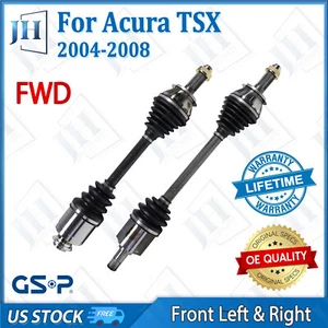 OE Front CV Axle Shaft Set For 2004 05 06 07 08 Acura TSX Base Sedan L4 2.4L FWD - Picture 1 of 16
