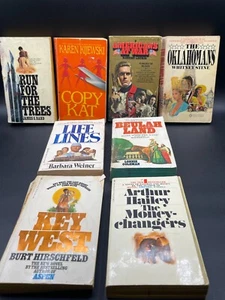 VTG Paperback Lot of 8 Drama Mystery Romance Books - Picture 1 of 19