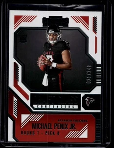 2024 Panini Contenders Football Michael Penix Jr #9 RC Draft Class Teal /149 - Picture 1 of 2