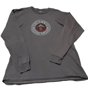 Columbia Sportswear Hombre Camiseta Gris Manga Larga Mediana - Imagen 1 de 6