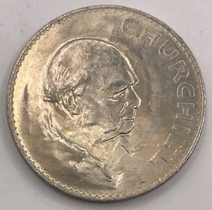 FREE SHIPPING WINSTON CHURCHILL 1965 OFFICIAL COMMEMORATIVE COIN QUEEN ELIZABETH - Picture 1 of 4