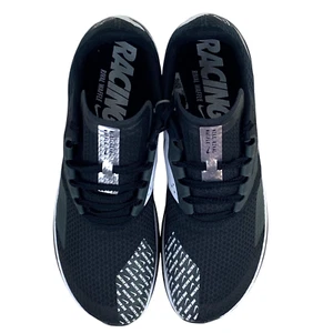 Nike Men's 11 Rival Waffle Road Racing and Cross Training Shoes Black and Silver - Picture 1 of 9