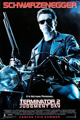 POSTEROLL Arnold Swarzenegger Terminator 2 Poster Photo Prints 16x24, 20x30, 24x36"