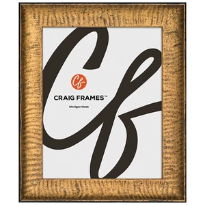 Craig Frames Safari, 1.5 Inches Wide Vintage Gold Picture Frame - Picture 1 of 11