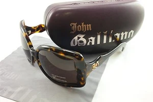 Neue authentische John Galliano Sonnenbrille Gestell JG06 53E Acetat Schildkröte Italien - Bild 1 von 7