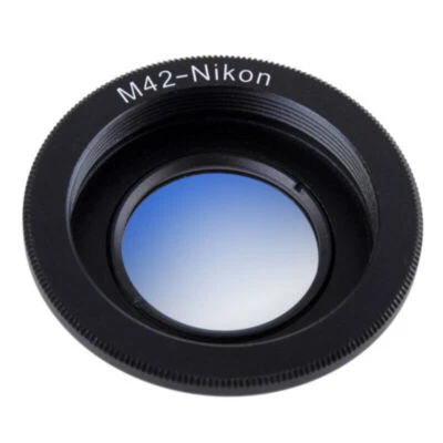 M42 For Pentax screw mount Lens to Nikon F Ai-s Camera adapter Ring w Glass - Image 1 of 4