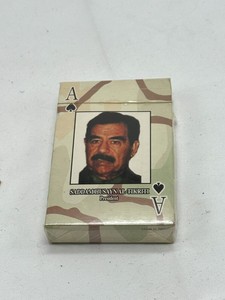 Saddam Husayn Al-Tikriti President Playing Cards  NEW