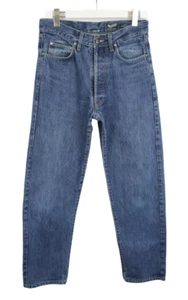 GAS Dakota Jeans Men's W32/~L31* Regular Fit Whiskers Button Fly Blue Denim - Picture 1 of 8