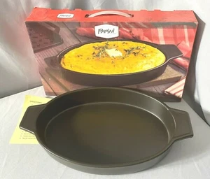 Parini Casseruola in Ceramica Pentole Smaltate per Forno e Grill NUOVA 8,5x15x2 - Foto 1 di 5
