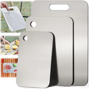 Titanium Cutting Board Set of 3 - Double-Sided, Dishwasher Safe, Food-Grade - Picture 1 of 12