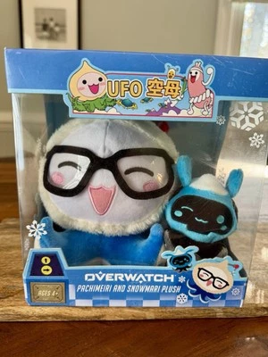Juego de peluche Overwatch UFO Pachimeiri & Snowman Blizzard Squeak 2019 nuevo en caja Foto 1 de 4