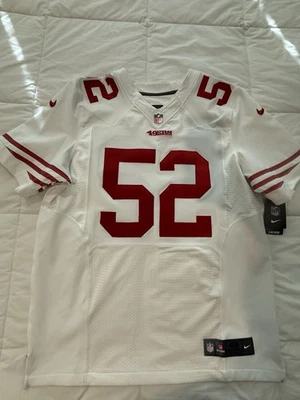 Patrick Willis #52 San Francisco 49ers Nike Elite Jersey Mens Size 48 XL NEW - Image 1 of 4