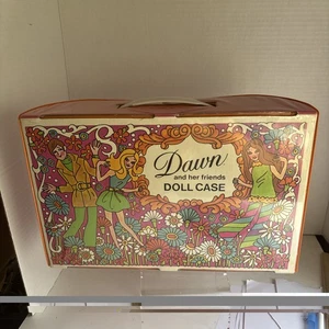 Topper Dawn and Friends Puppenkoffer gebraucht weißer Griff 6 1/2 Zoll Puppen - Bild 1 von 13