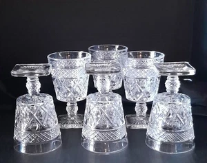 6er Set Vintage Imperial Glas Cape Cod Wasser/Weinkelche 8 Unzen - Bild 1 von 4