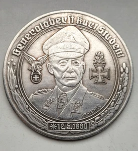 WW2 General Kurt Student German Military Table desk medal - Picture 1 of 3