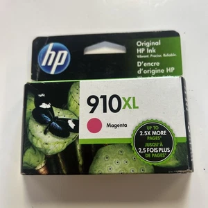HP 910XL (3YL63AN # 140) Wkład z atramentem purpurowym Termin ważności: 2022 - Zdjęcie 1 z 3