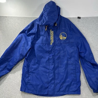 Golden State Warriors windbreaker jacket size Large Camo GIII Carl Banks NBA - Image 1 of 4