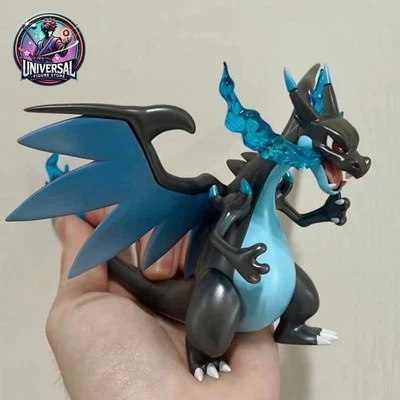 Pokémon Mega Charizard X Action Figure -  11cm PVC STATUE - Collection - Immagine 1 di 4