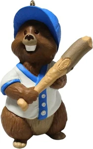 Vintage Hallmark Andenken Ornament Busy Batter Biber mit Fledermaus 1994 - Bild 1 von 6