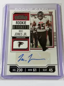 Panini Contenders #175 Mike Jones Jr. 2023 VARIACIÓN AUTO - Imagen 1 de 2