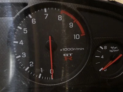 JDM Nissan GT-R Skyline R33 BCNR33 GTR Gauge Cluster Speedometer 1,225km (ODO) - image 1 of 4