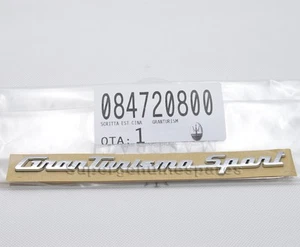 Genuine Maserati Granturismo Sport rear emblem badge #84720800 New (1PC) - Foto 1 di 4