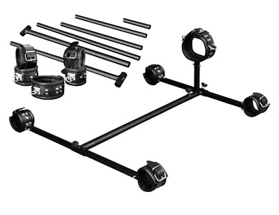 TULA-TOYS BDSM Pranger bondage metallo fondo gogna pelle manette manette set bondage