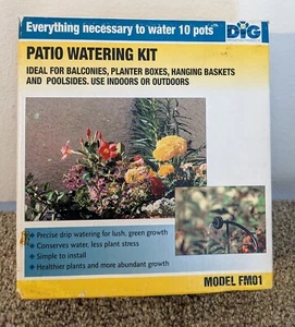 Kit irrigazione patio scavo FM01 46 pezzi kit nuovo con scatola interno esterno - Foto 1 di 6