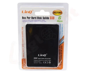 Box per SSD M.2 Hard Disk 6Gbps MSATA disco rigido SATA 7 + 15 pin NGFF esterno - Picture 1 of 1