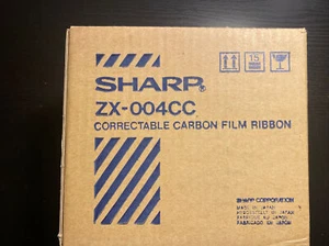 New POS Sharp ZX-004CC Correctable Carbon Film Ribbons Box of 6 - Picture 1 of 2