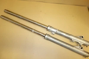 YAMAHA DT200 DT 200 37F 1984 juego de horquillas delanteras suspensión dañada - Imagen 1 de 8