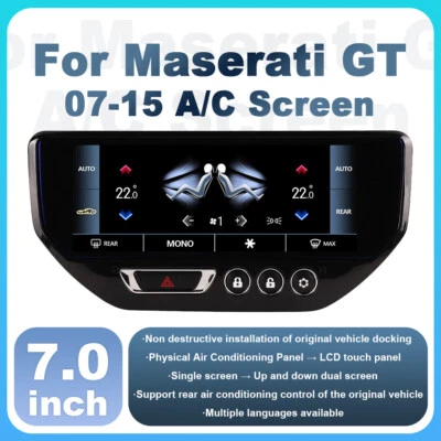7'' A/C Climate Control Screen Panel LCD Touch Screen For Maserati GT 2007-2015 - Image 1 of 4