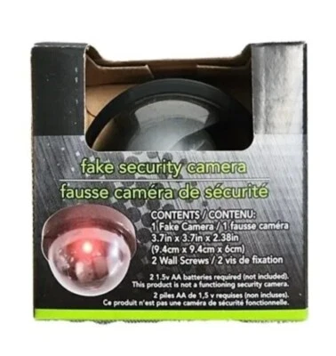Fake Security Camera, 3.7 x 3.7 x 2.38 in. New E11 - Image 1 of 3