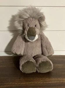 Mary Meyer Plush Lion Floppy Brown Gray Lovey Soft Beanie Toy 16” Stuffed Animal - Picture 1 of 4