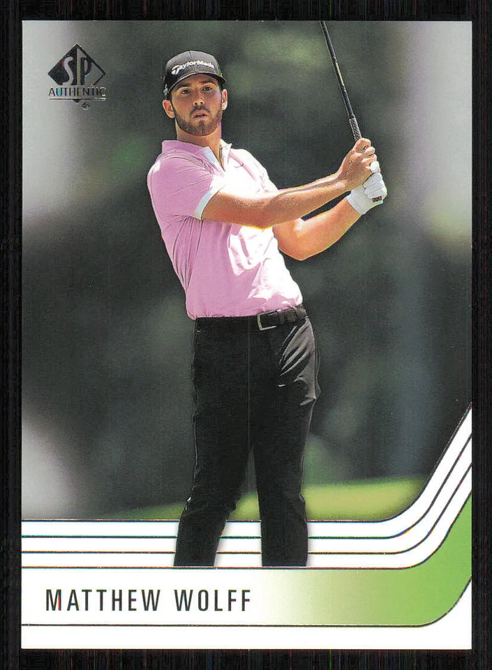 2021 SP Authentic #15 Matthew Wolff RC - Image 1 of 2