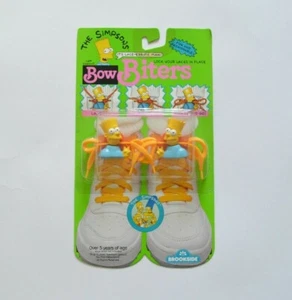 Bart Simpson Vintage Retro Bow Biters by Brookside 1990 Accessories The Simpsons - Picture 1 of 3
