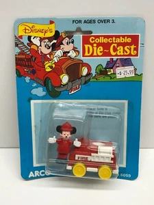 vintage ARCO TOYS Disney Collectable Die-cast Mickey Mouse Fire Truck - Picture 1 of 5