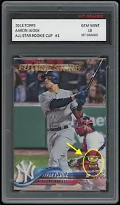 Tarjeta Copa Oro Aaron Judge Future Stars 1er Grado 10 All-Star Rookie NY Yankees - Imagen 1 de 1