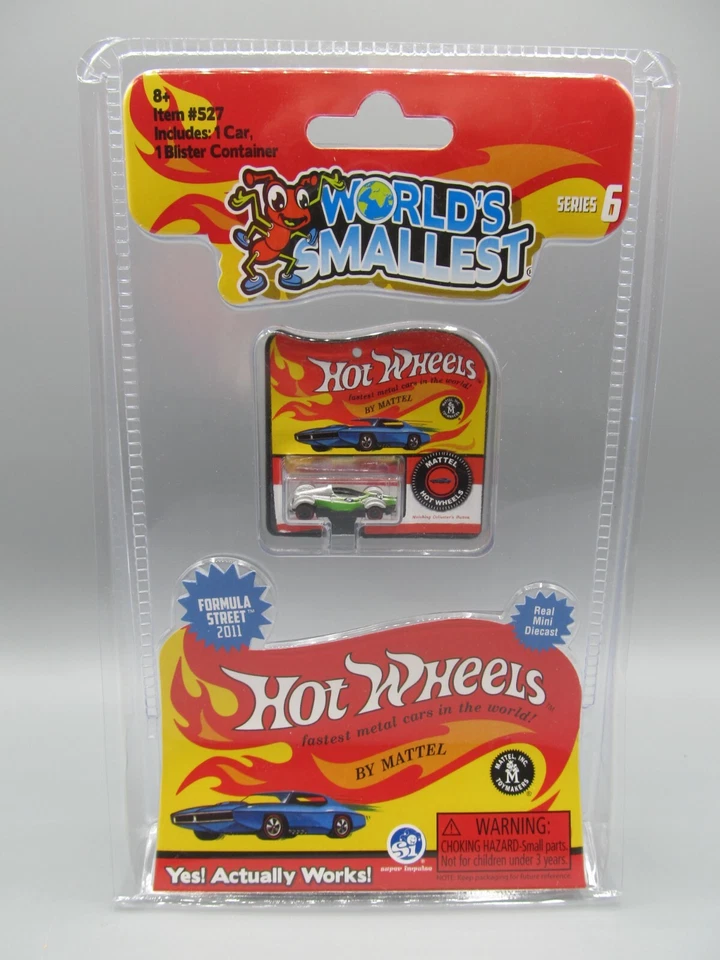World's Smallest Hot Wheels Series 6 Set of 2 Cars Mid Mill & Great Gatspeed