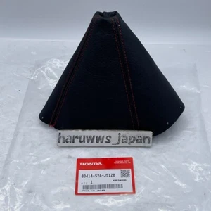 OEM Honda S2000 Ultimate Edition Shift Boots Leather Red Stitch 83414-S2A-J51ZB - Picture 1 of 11