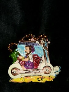 Flintstones 2003 Krewe of Bacchus Float Theme Bead Fantasy World Mardi Gras Rare - Picture 1 of 2