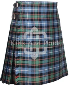 MacRae Ancient Tartan Scottish 8 Yard Kilt - Traditional Highlander Kilt for Men - Picture 1 of 1