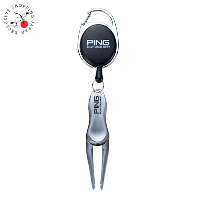 Herramienta de reparación Ping Golf Divot con gancho de carrete negro AC-U2311 oficial hombre nuevo 2023 Foto 1 de 4